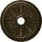 Ekena Millwork Bristol Ceiling Medallion (Fits Canopies up to 3 7/8"), 23 1/2"OD x 3 7/8"ID x 1"P, Green Gold CM23BIGGS - alternate 1